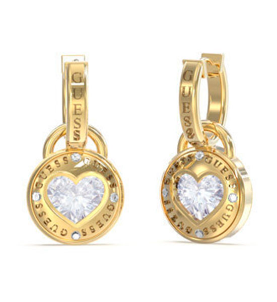 GUESS Oorringen met hanger JUBE05151JWYGTQT-U • Goud • de Bijenkorf